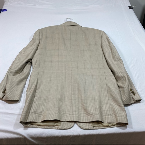 Walter Pyes Jacket Silk Wool Sports Jacket Sports Coat Tan 42R 2 Button … - Picture 6 of 10